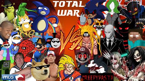 CFC: MLG VS YTP VS Creepypasta Total War Roster .